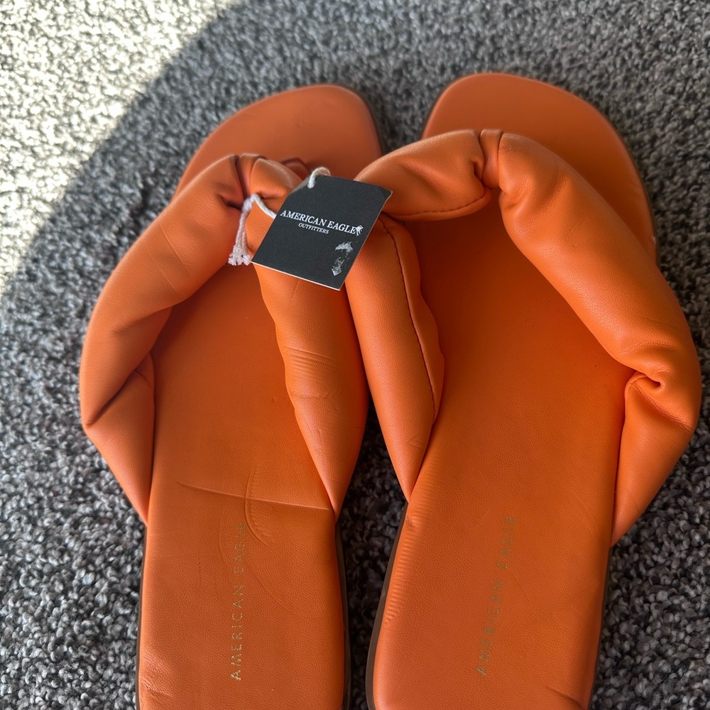 American Eagle Outfitters Women's Bold Orange Sandals
